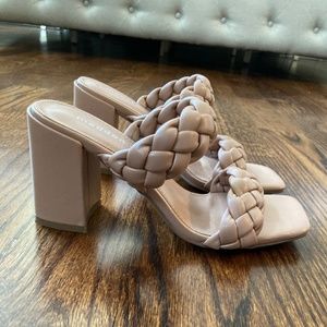 Madden girl braided block heel sandal